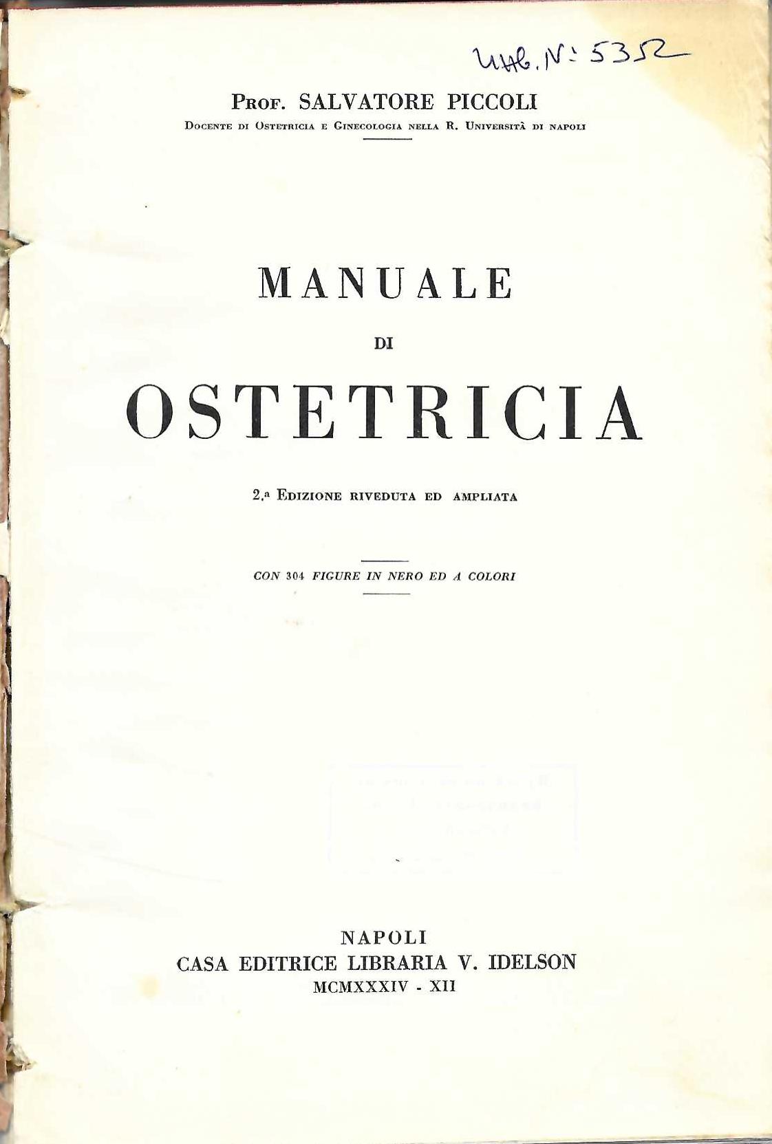  Manuale di Ostetricia