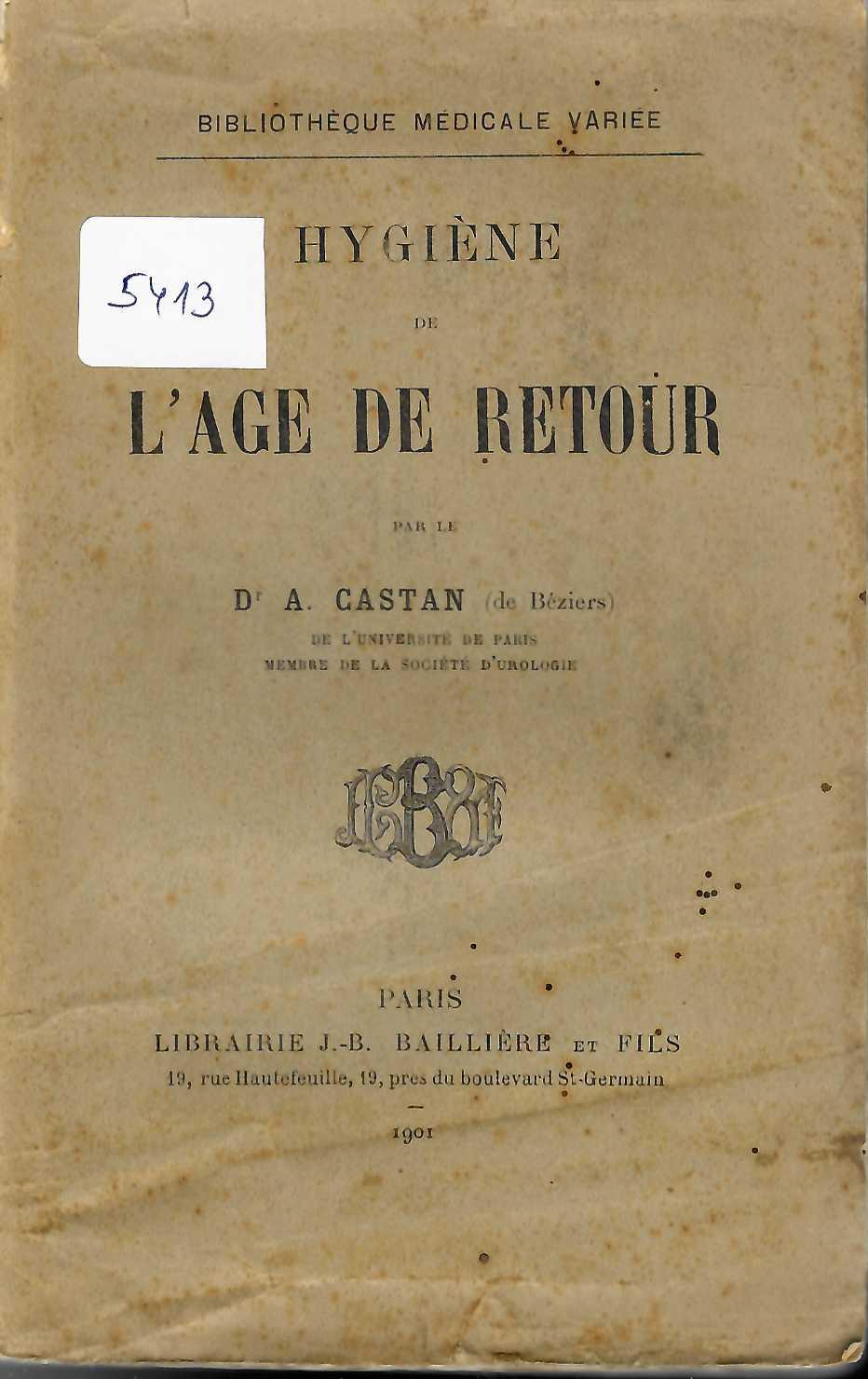  Hygiene de L'age de retour